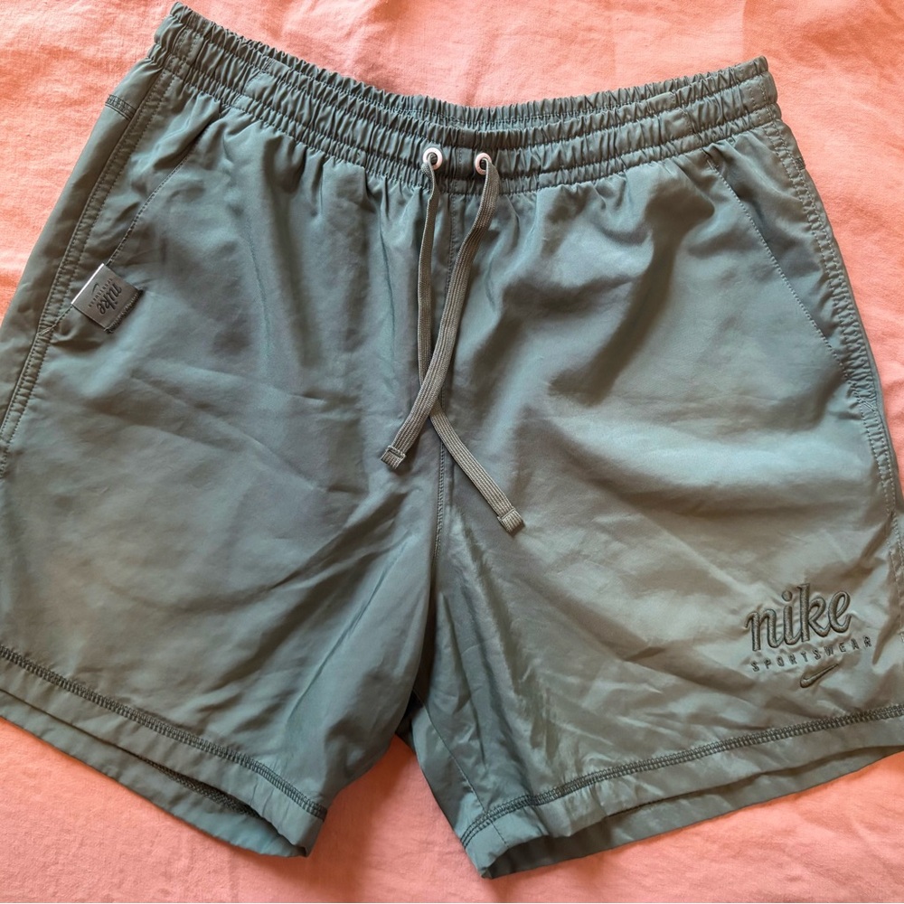 Nike Olive Green Athletic Running Shorts